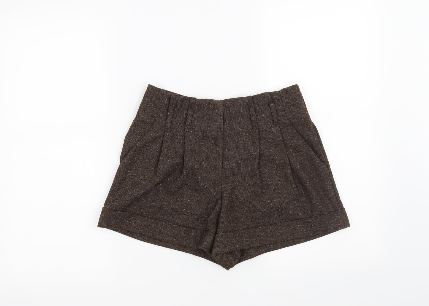 FOREVER 21 Womens Brown   Hot Pants Shorts Size XS