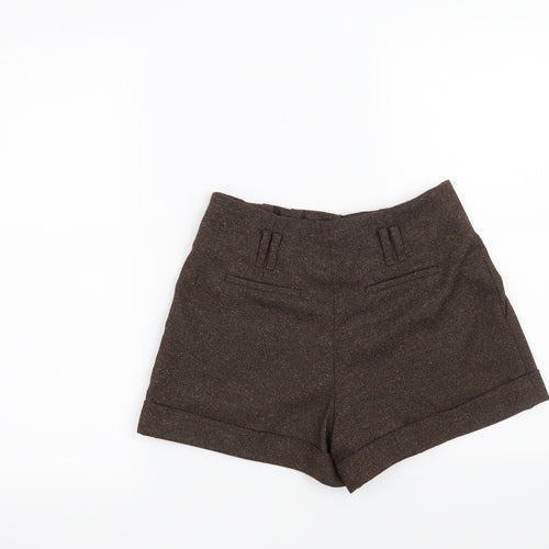 FOREVER 21 Womens Brown   Hot Pants Shorts Size XS