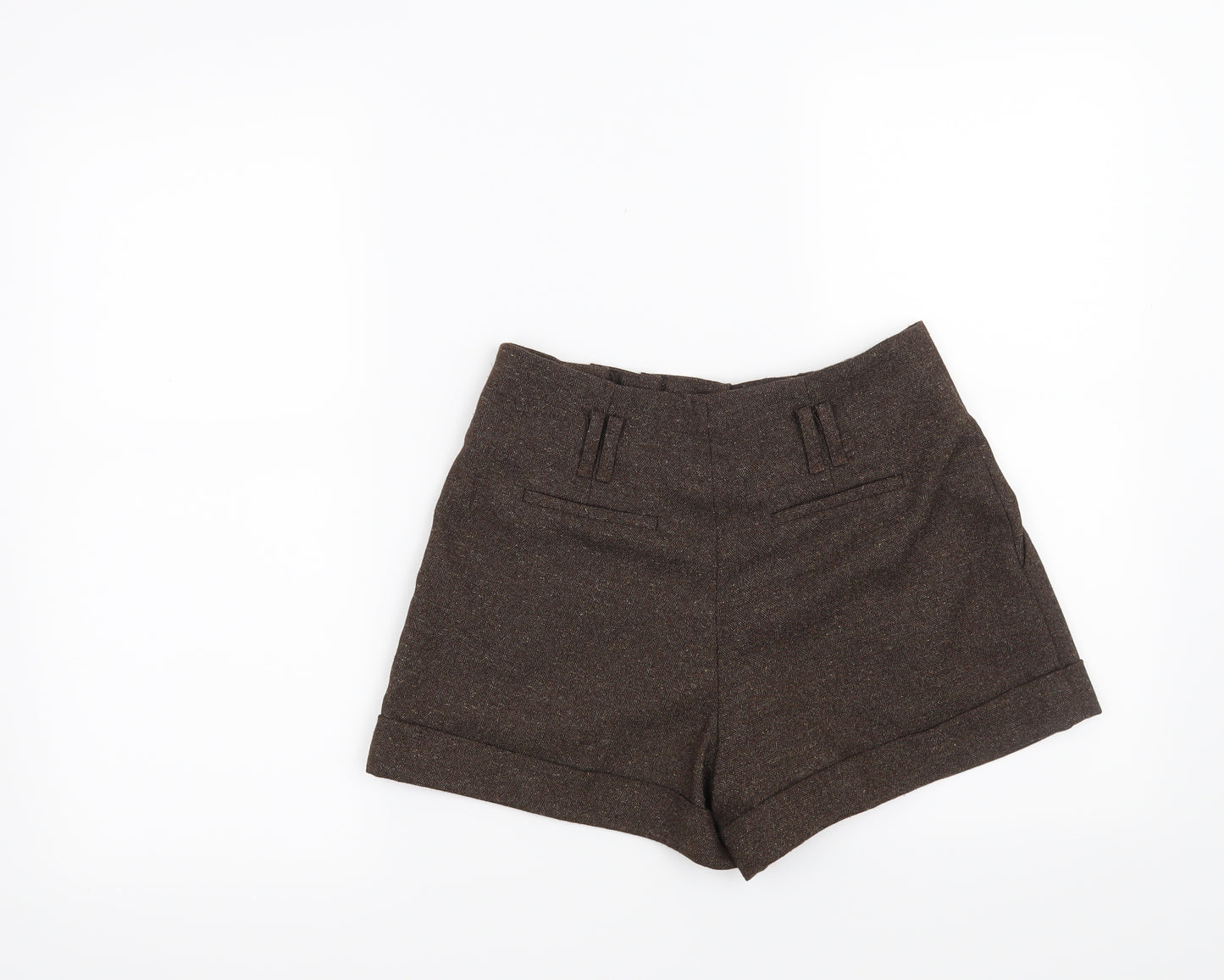 FOREVER 21 Womens Brown   Hot Pants Shorts Size XS