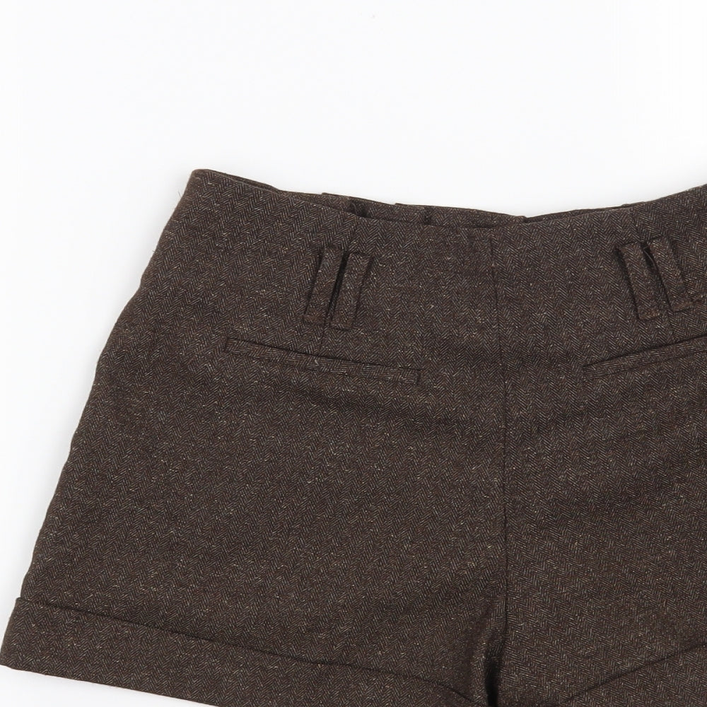 FOREVER 21 Womens Brown   Hot Pants Shorts Size XS