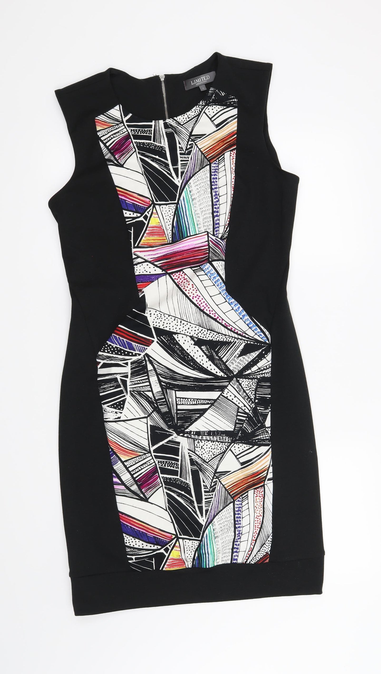 Limited Collection Womens Black Geometric  Shift  Size 14