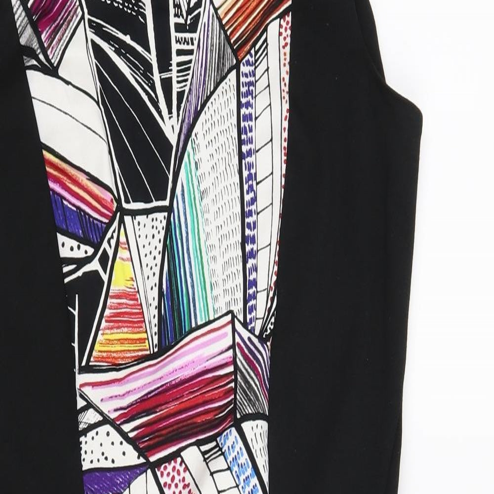 Limited Collection Womens Black Geometric  Shift  Size 14