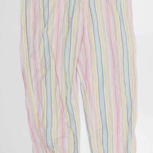 Gap Womens White Striped  Trousers  Size S L30 in