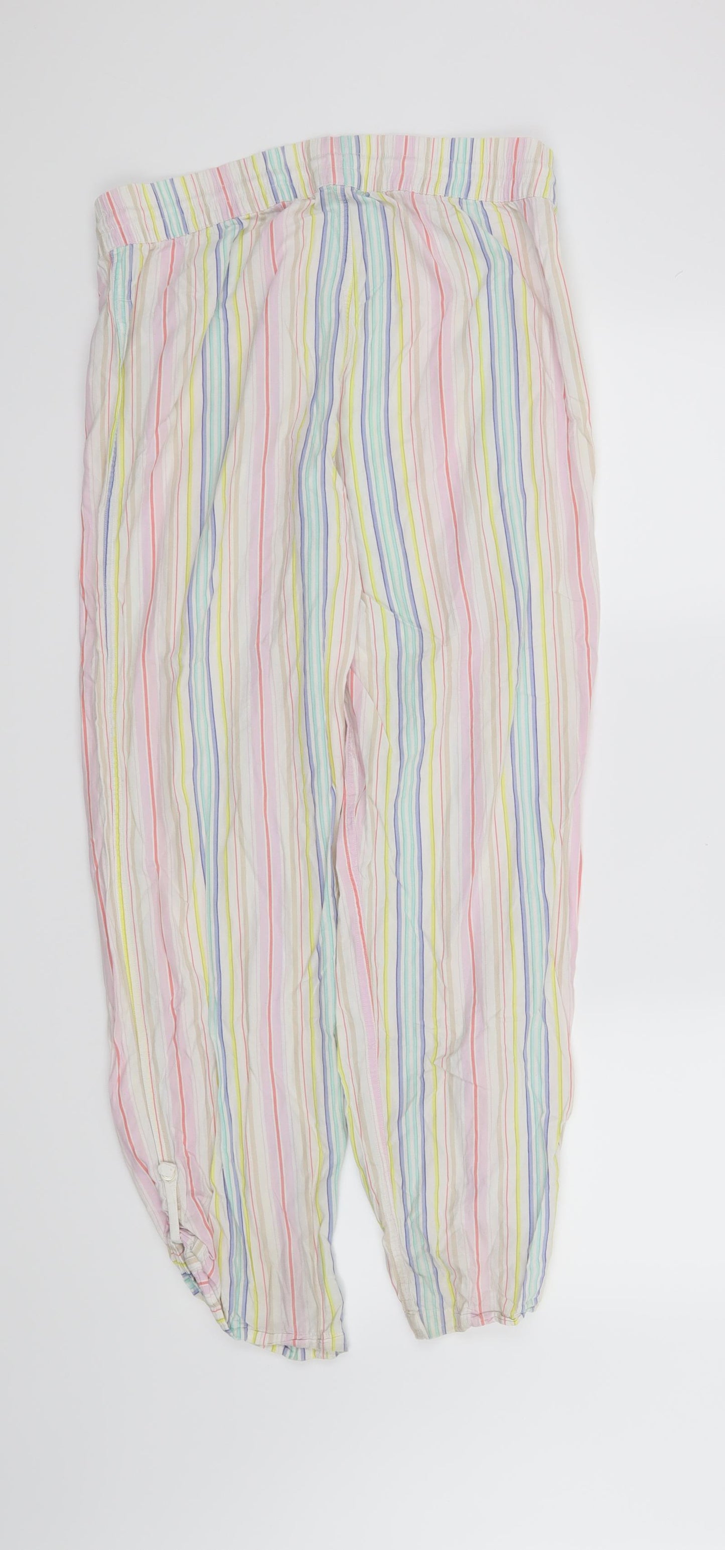 Gap Womens White Striped  Trousers  Size S L30 in