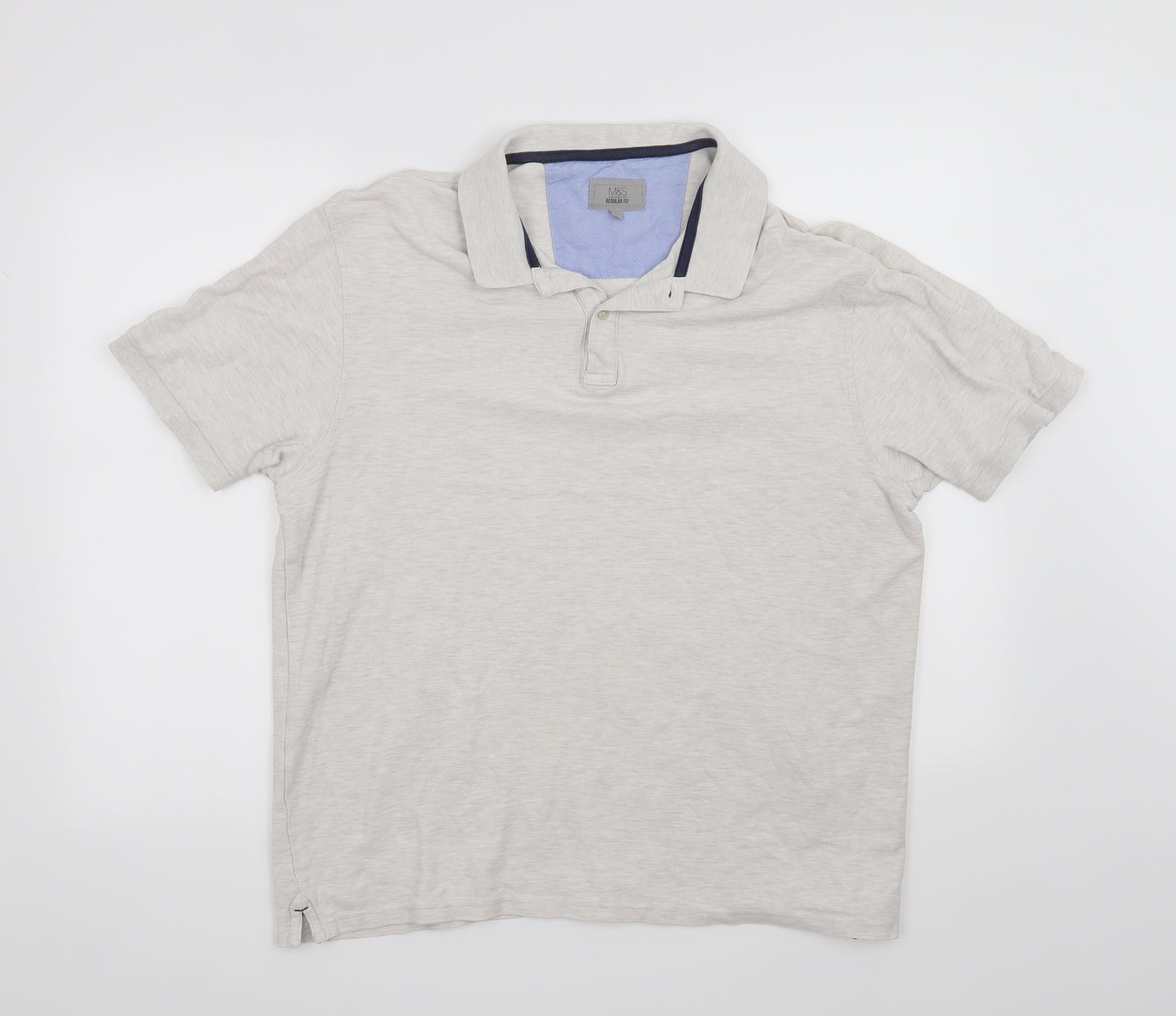 Marks and Spencer Mens Grey    Polo Size L