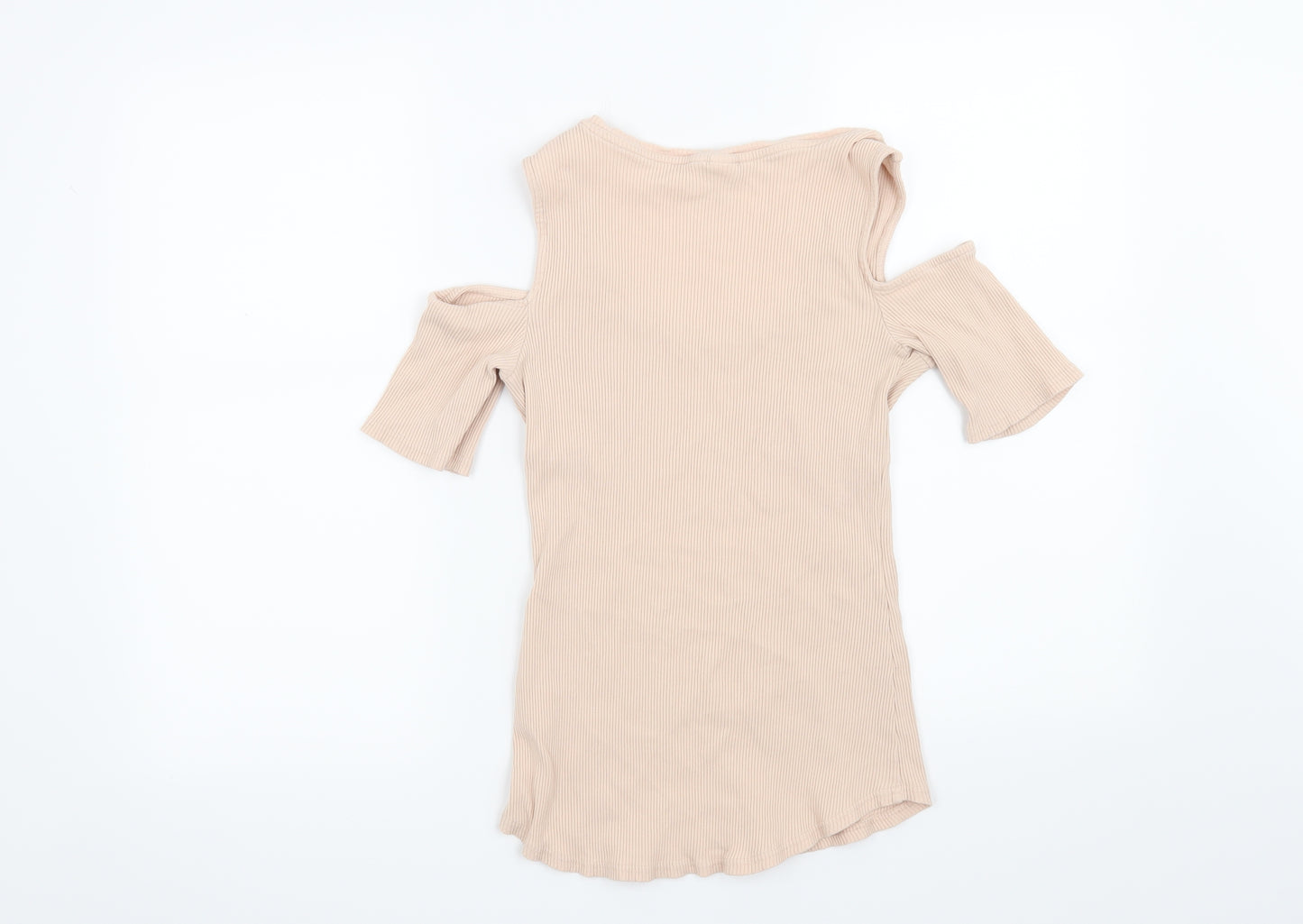 H&M Womens Beige   Basic T-Shirt Size M