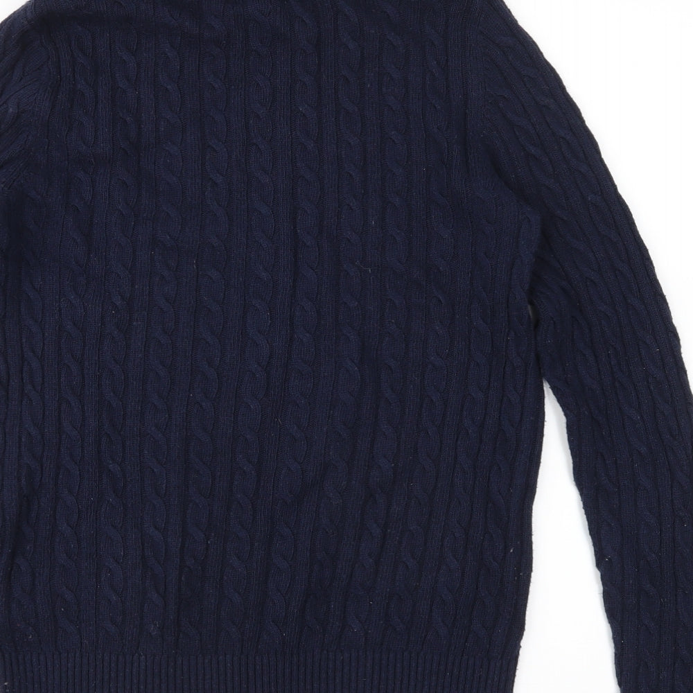 Tommy Hilfiger Womens Blue  Knit Pullover Jumper Size L