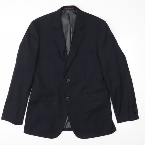Jack Reid Mens Blue   Jacket Suit Jacket Size 40