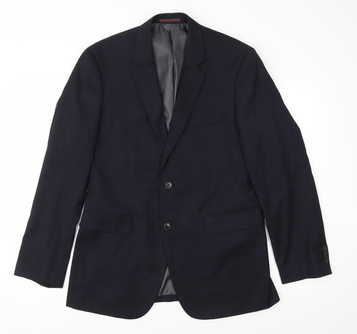 Jack Reid Mens Blue   Jacket Suit Jacket Size 40