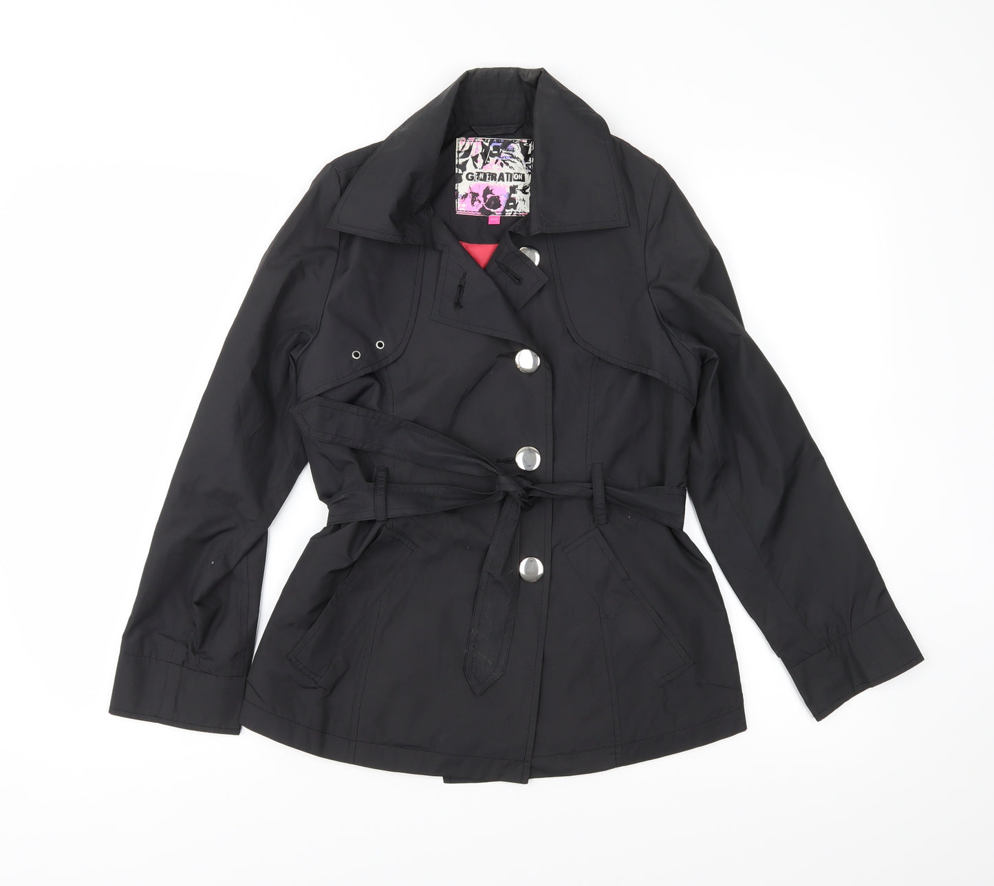 New Look Girls Black   Anorak Jacket Size 12-13 Years
