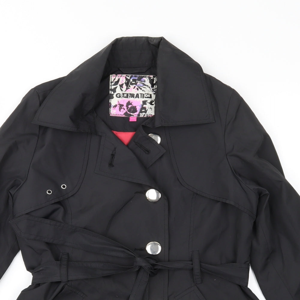New Look Girls Black   Anorak Jacket Size 12-13 Years