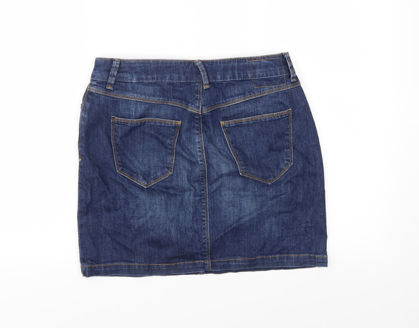 Marks and Spencer Womens Blue  Denim Straight & Pencil Set Size 10