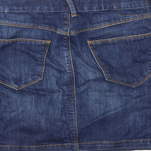 Marks and Spencer Womens Blue  Denim Straight & Pencil Set Size 10