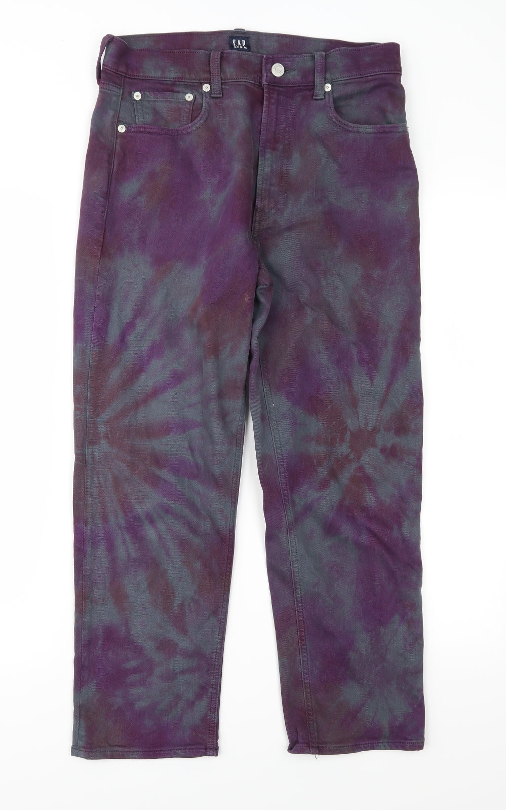 Gap Womens Purple  Denim Cropped Jeans Size 28 in L25 in