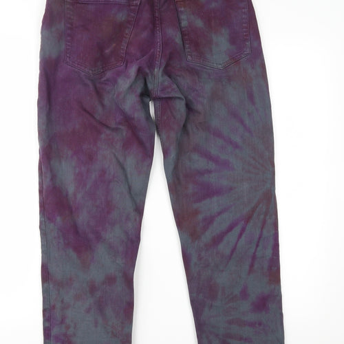 Gap Womens Purple  Denim Cropped Jeans Size 28 in L25 in