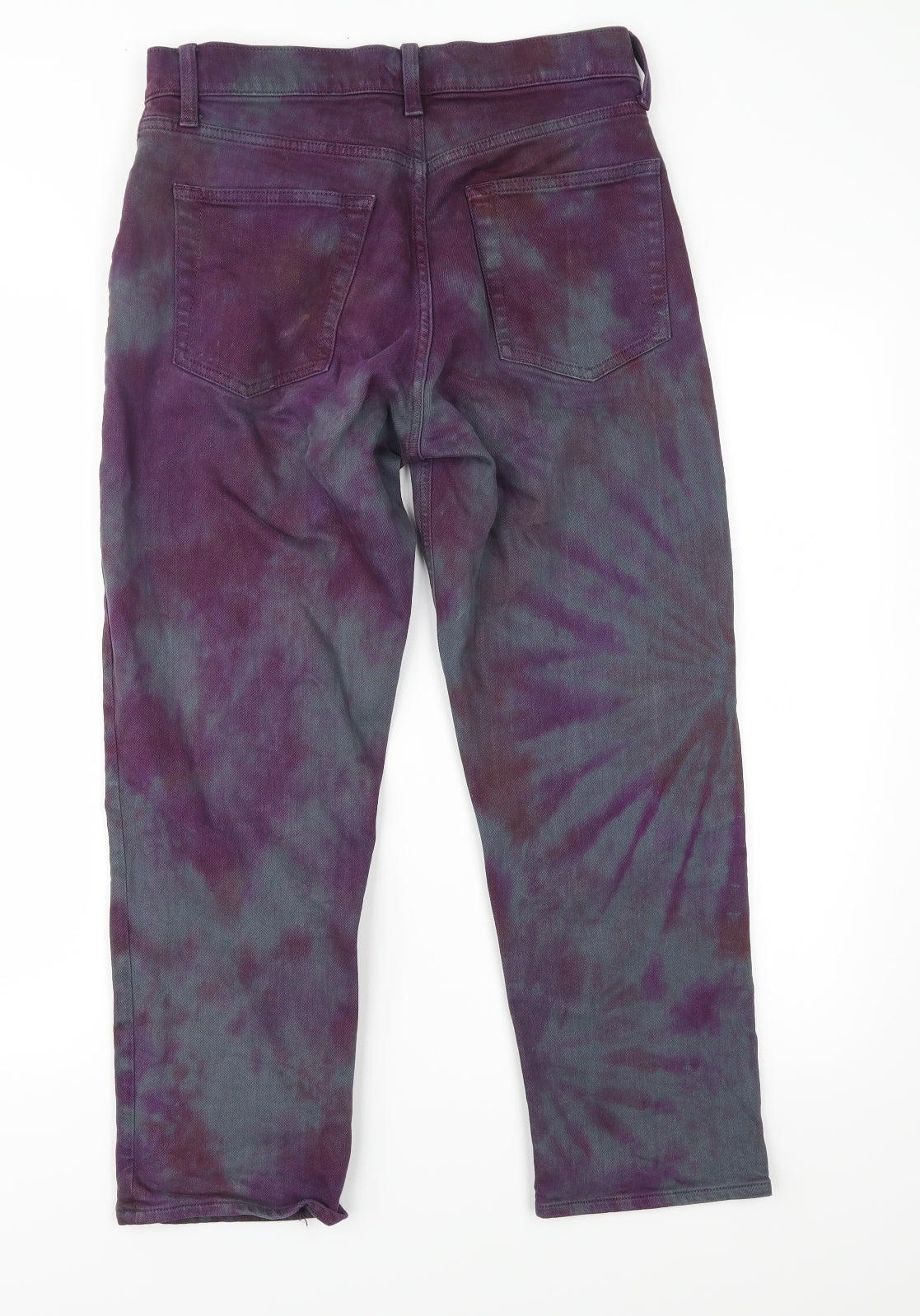 Gap Womens Purple  Denim Cropped Jeans Size 28 in L25 in