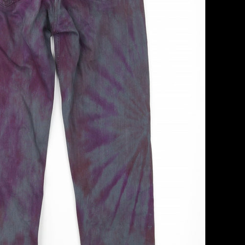 Gap Womens Purple  Denim Cropped Jeans Size 28 in L25 in