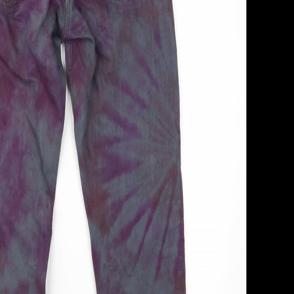 Gap Womens Purple  Denim Cropped Jeans Size 28 in L25 in