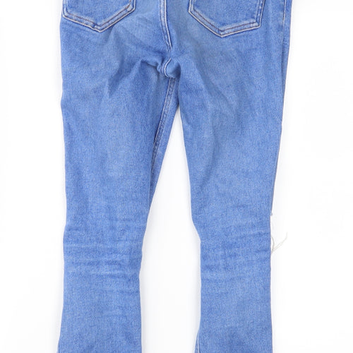 New Look Girls Blue  Denim Straight Jeans Size 13 Years - Distressed