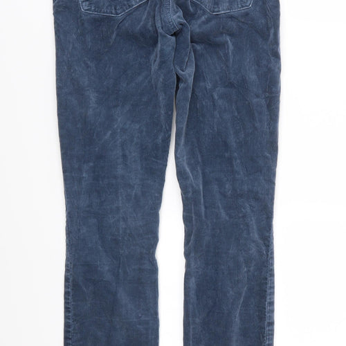Gap Womens Blue  Corduroy Trousers  Size 28 in L29 in