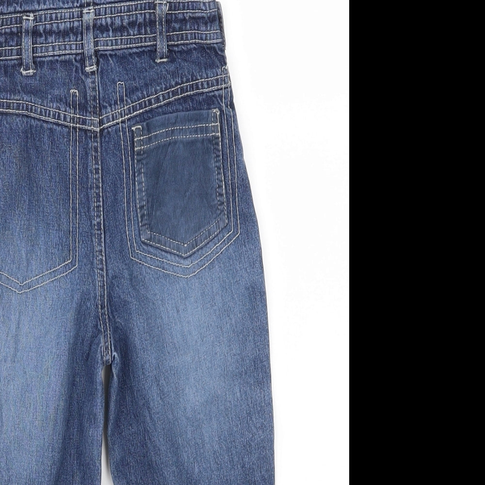 Matalan Boys Blue  Denim Dungaree One-Piece Size 12-18 Months