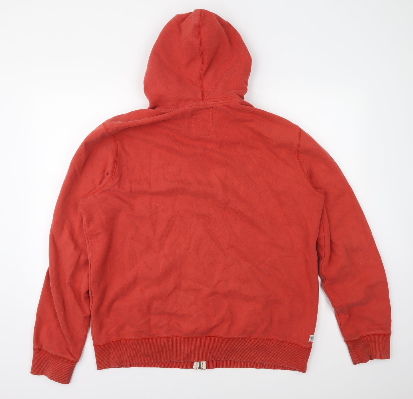 NEXT Mens Red  Jersey Full Zip Hoodie Size XL
