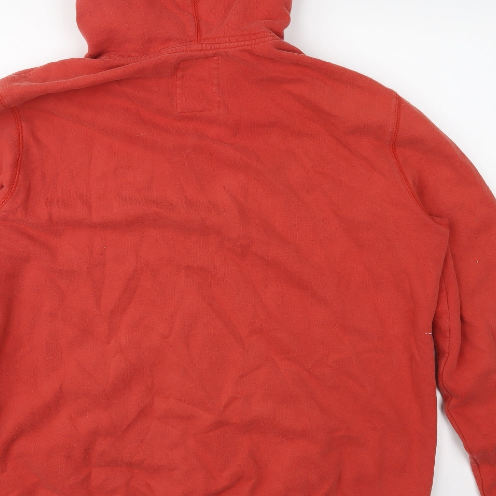 NEXT Mens Red  Jersey Full Zip Hoodie Size XL
