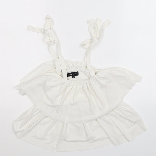 New Look Womens White   Basic Blouse Size 10