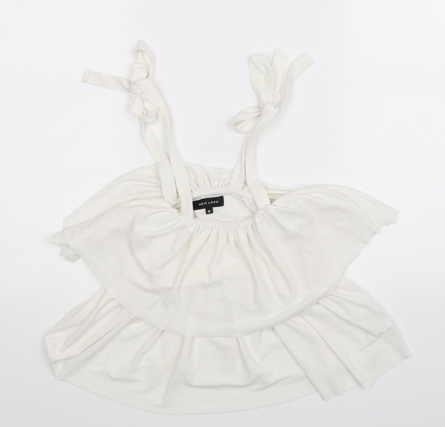 New Look Womens White   Basic Blouse Size 10
