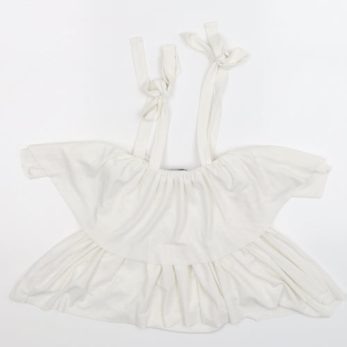 New Look Womens White   Basic Blouse Size 10
