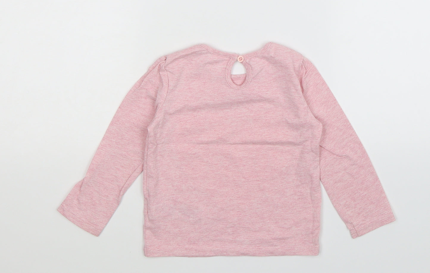 F&F Girls Pink   Basic T-Shirt Size 12-18 Months
