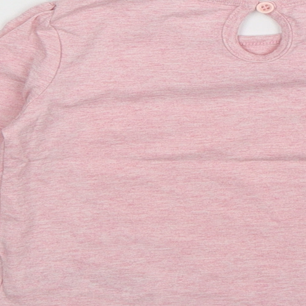 F&F Girls Pink   Basic T-Shirt Size 12-18 Months