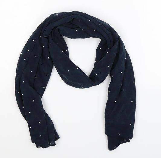 Front view of Preworn women’s blue scarf