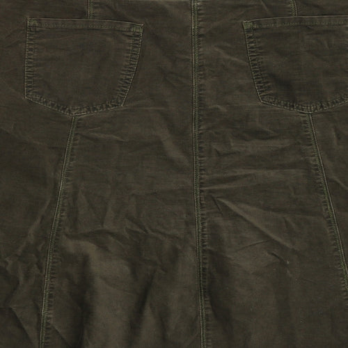 Per Una Womens Green   Flare Skirt Size 12