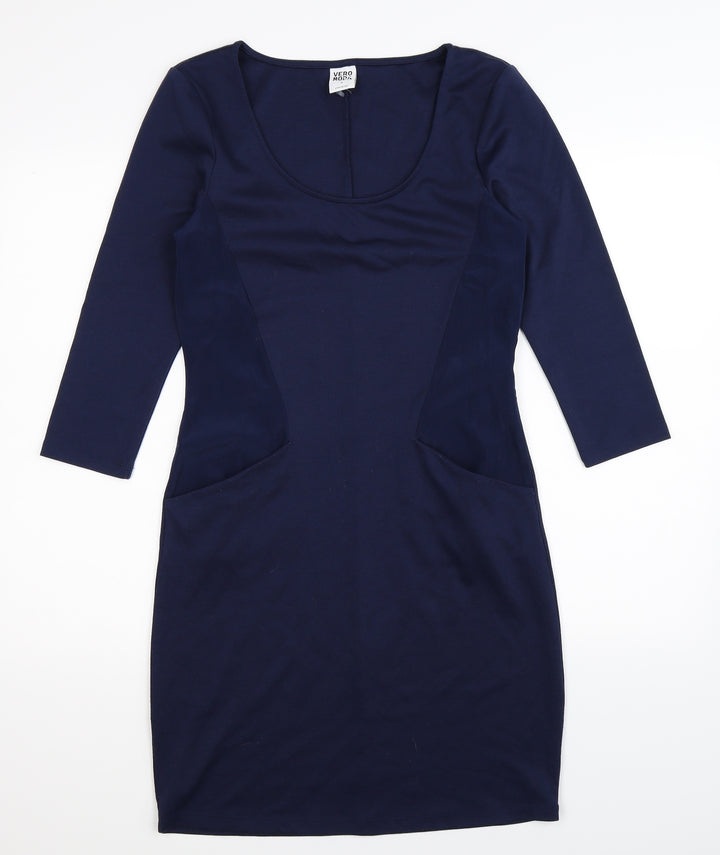 VERO MODA Womens Blue   Bodycon  Size M