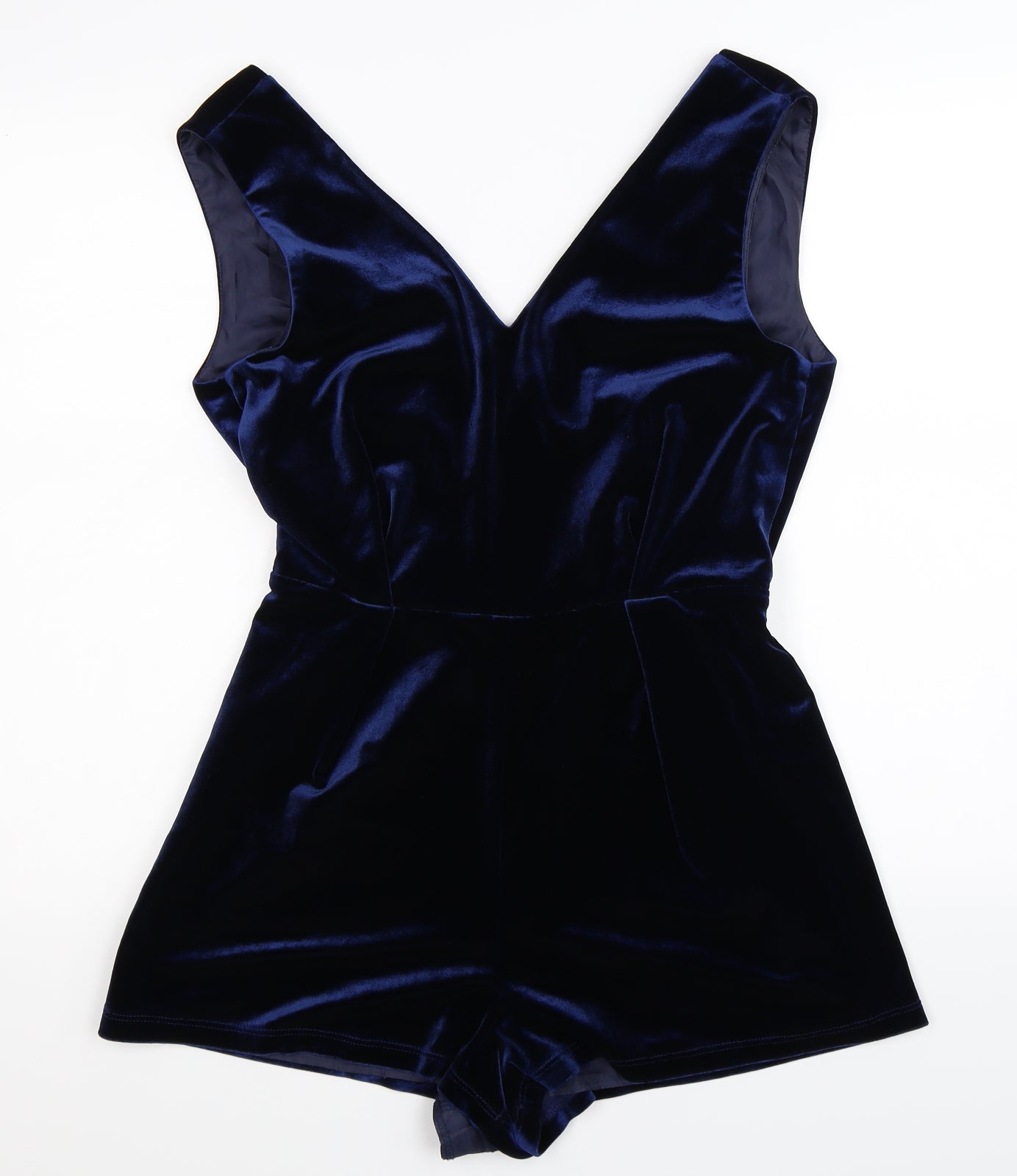 Topshop Womens Blue   Playsuit One-Piece Size 10 L3 in