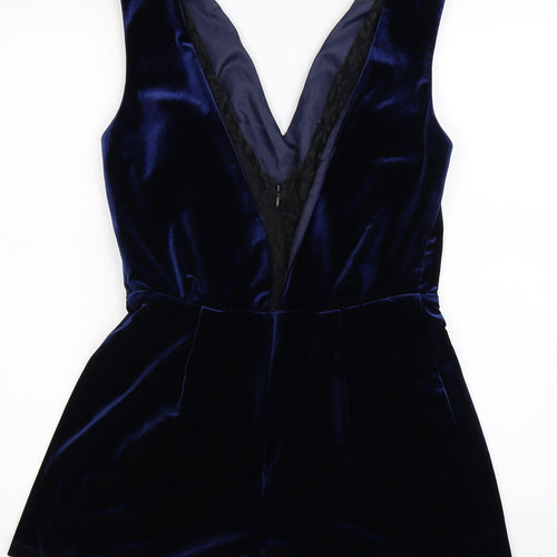 Topshop Womens Blue   Playsuit One-Piece Size 10 L3 in