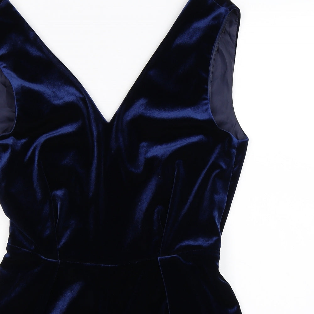 Topshop Womens Blue   Playsuit One-Piece Size 10 L3 in