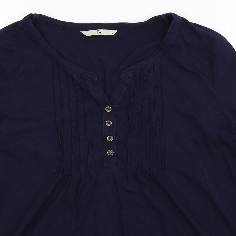 TU Womens Blue   Camisole T-Shirt Size 12