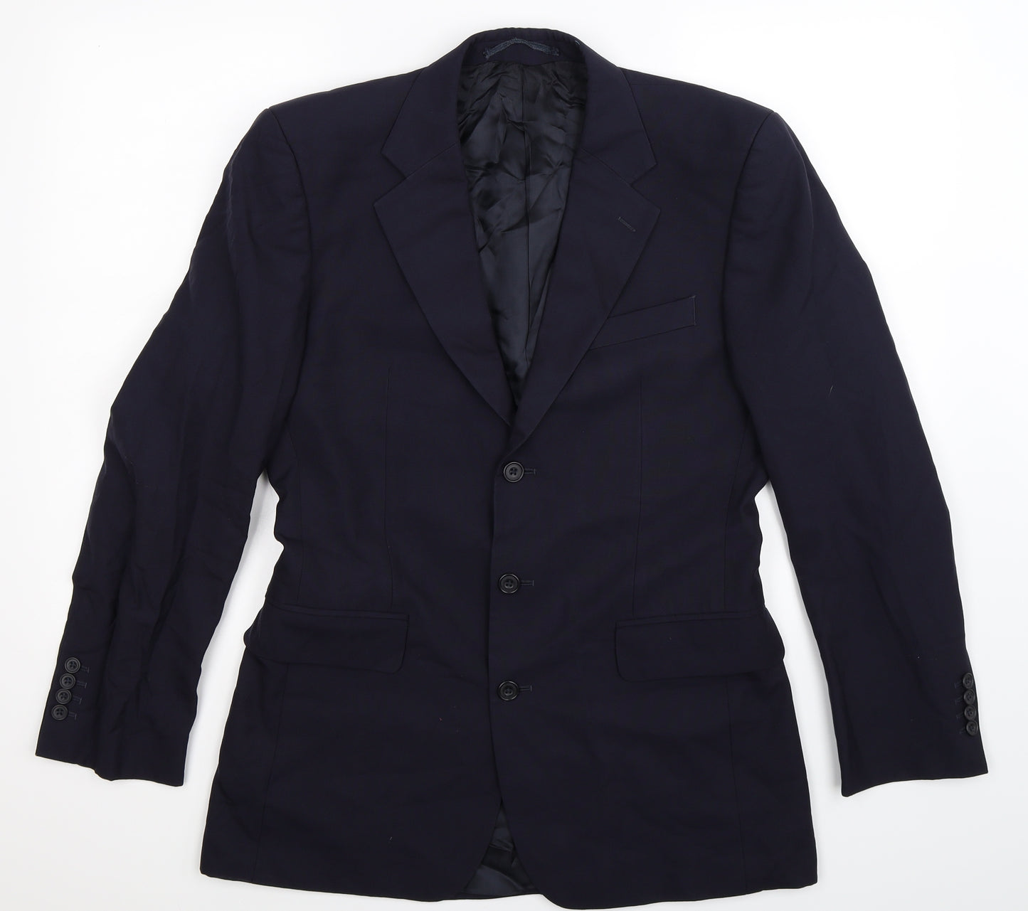 Roderick Charles Mens Blue   Jacket Suit Jacket Size 38