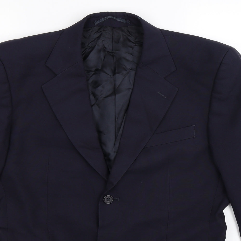 Roderick Charles Mens Blue   Jacket Suit Jacket Size 38