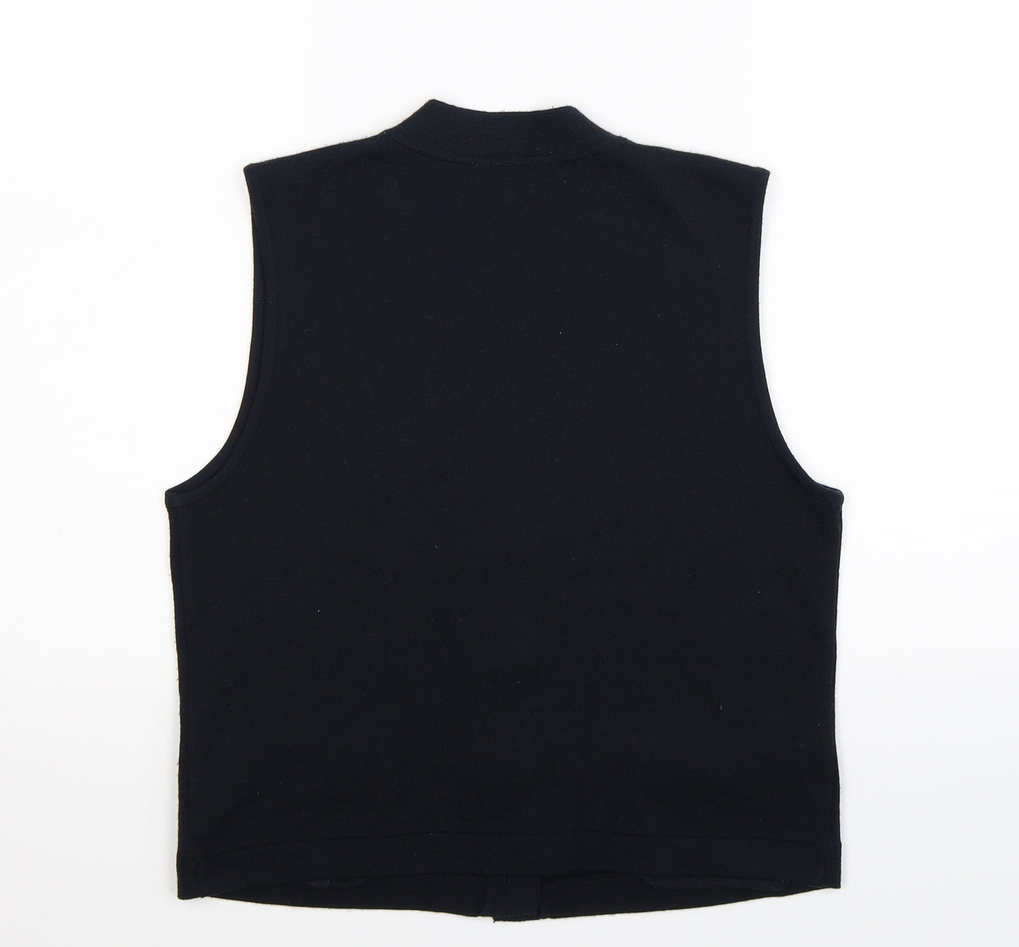Viyella Womens Blue  Knit Vest Jumper Size S