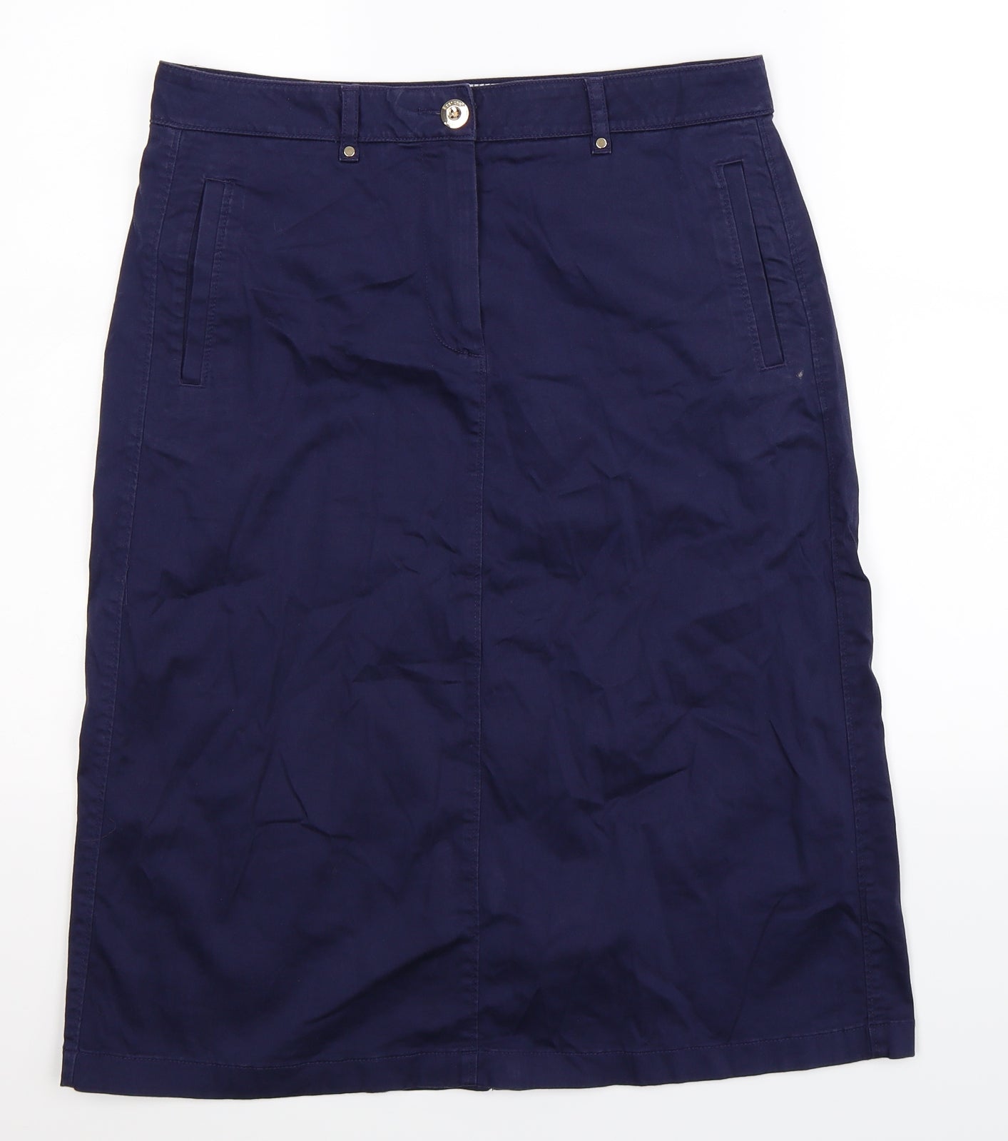 Per Una Womens Blue   Straight & Pencil Skirt Size 12