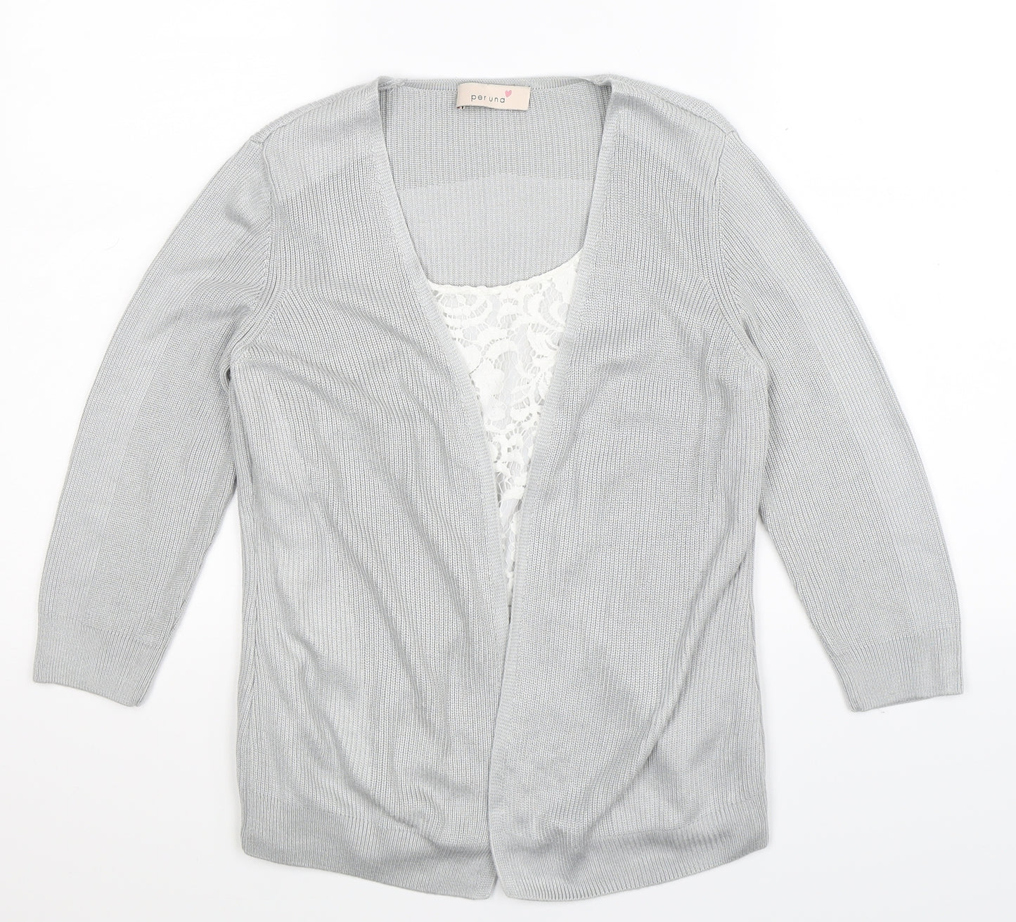 Marks and Spencer Womens Grey  Knit Pullover Jumper Size 8