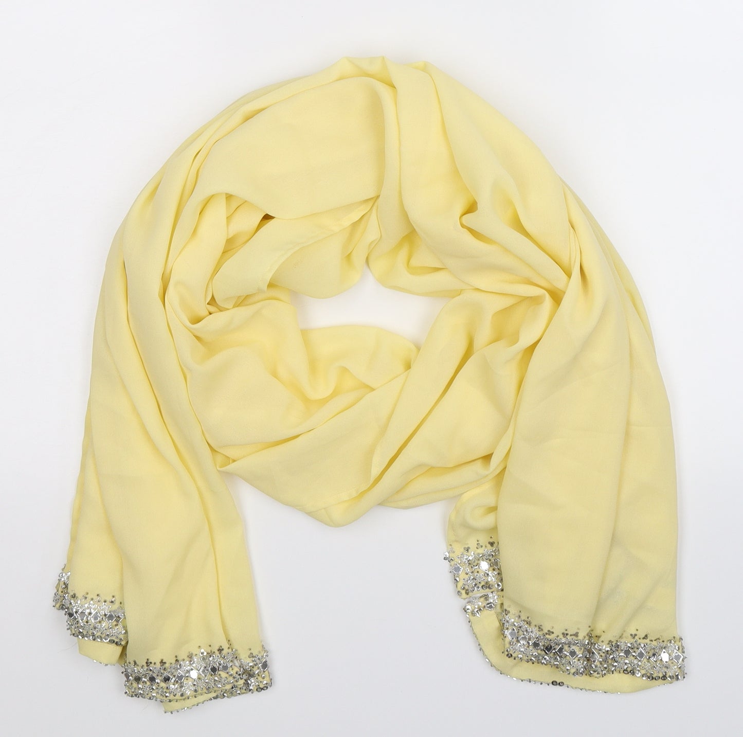 Preworn Womens Yellow    Scarf