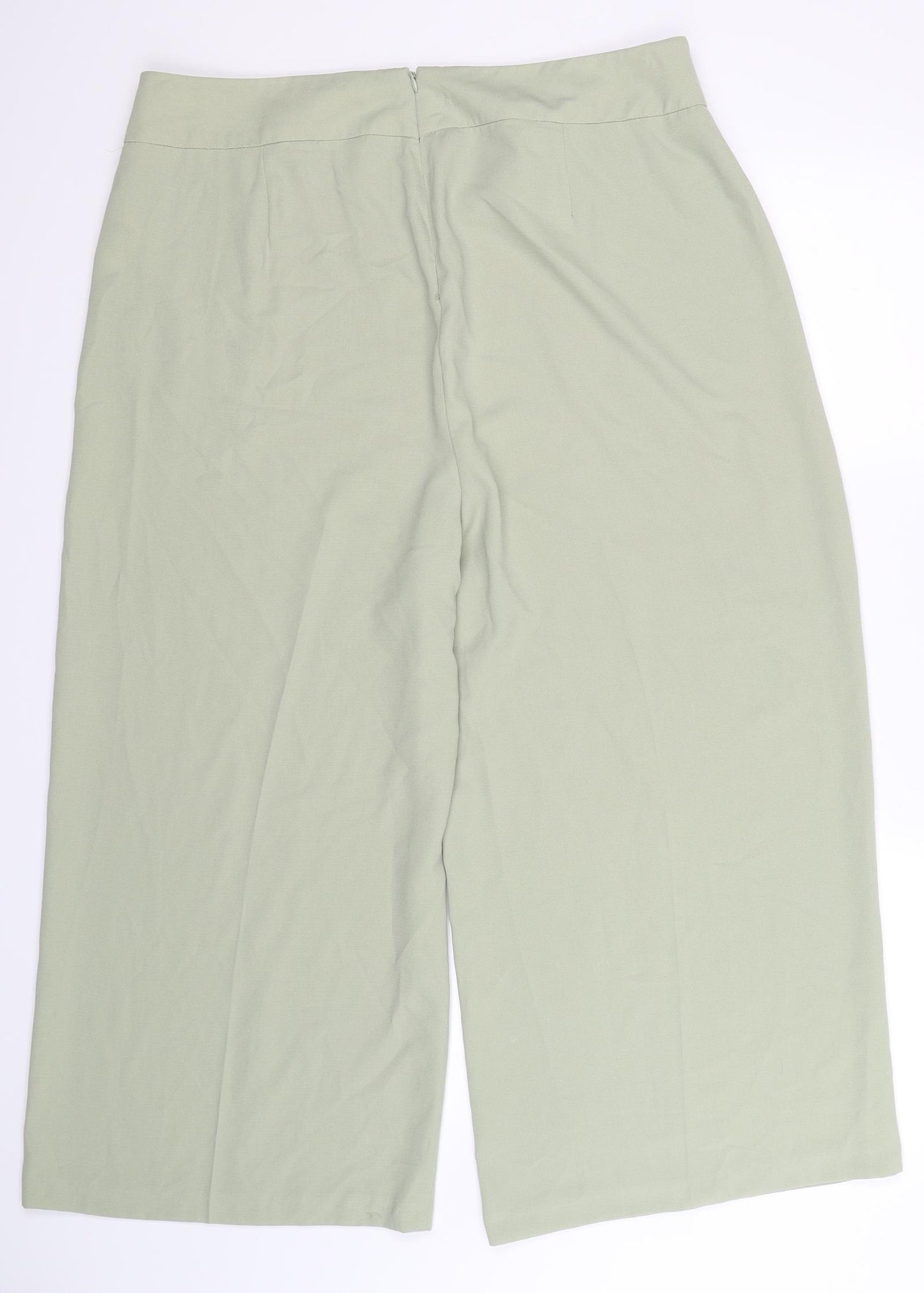 Primark Womens Green   Cropped Trousers Size 20 L23 in
