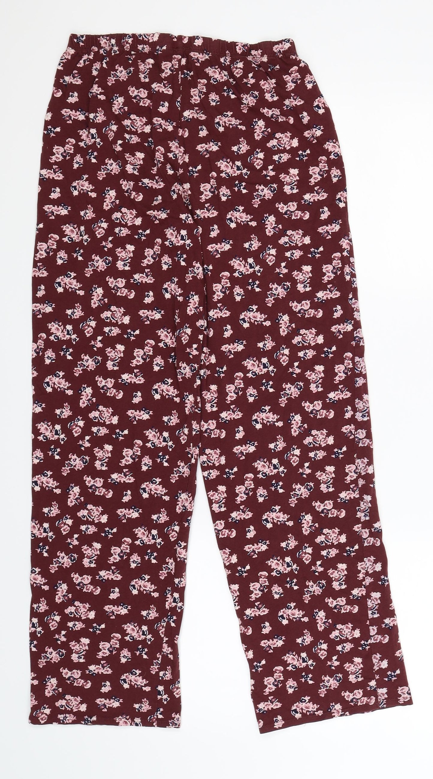 Marks and Spencer Womens Brown Floral  Cami Pyjama Pants Size 10