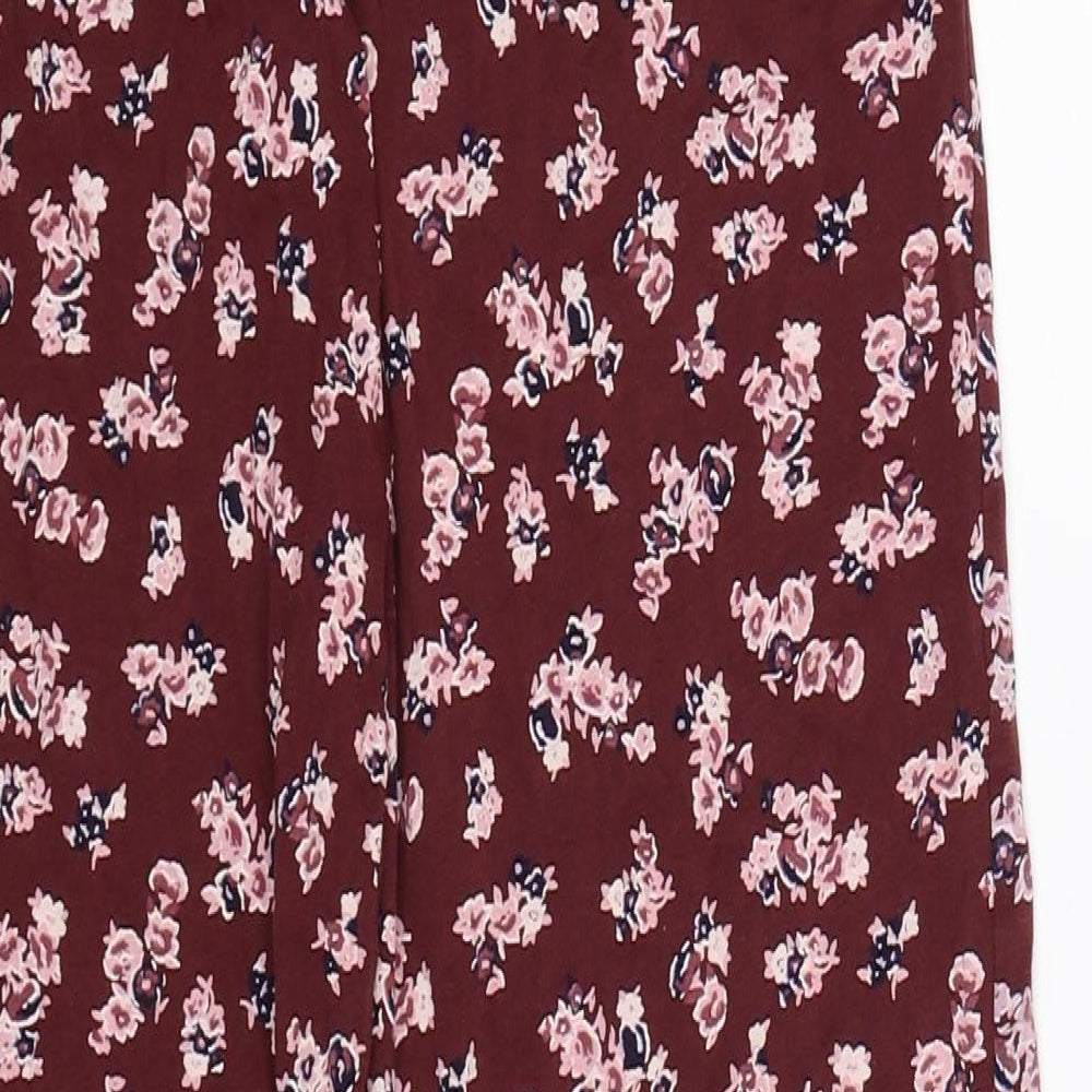 Marks and Spencer Womens Brown Floral  Cami Pyjama Pants Size 10