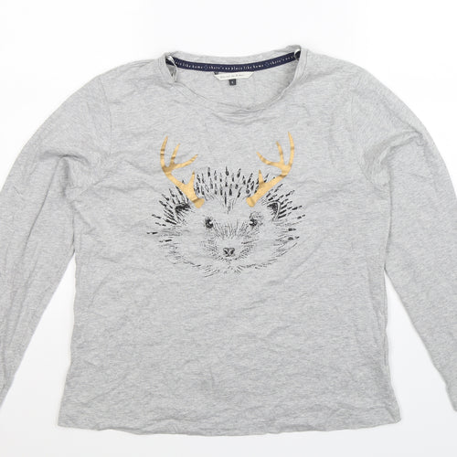 Maison De Nimes Womens Grey   Basic T-Shirt Size S