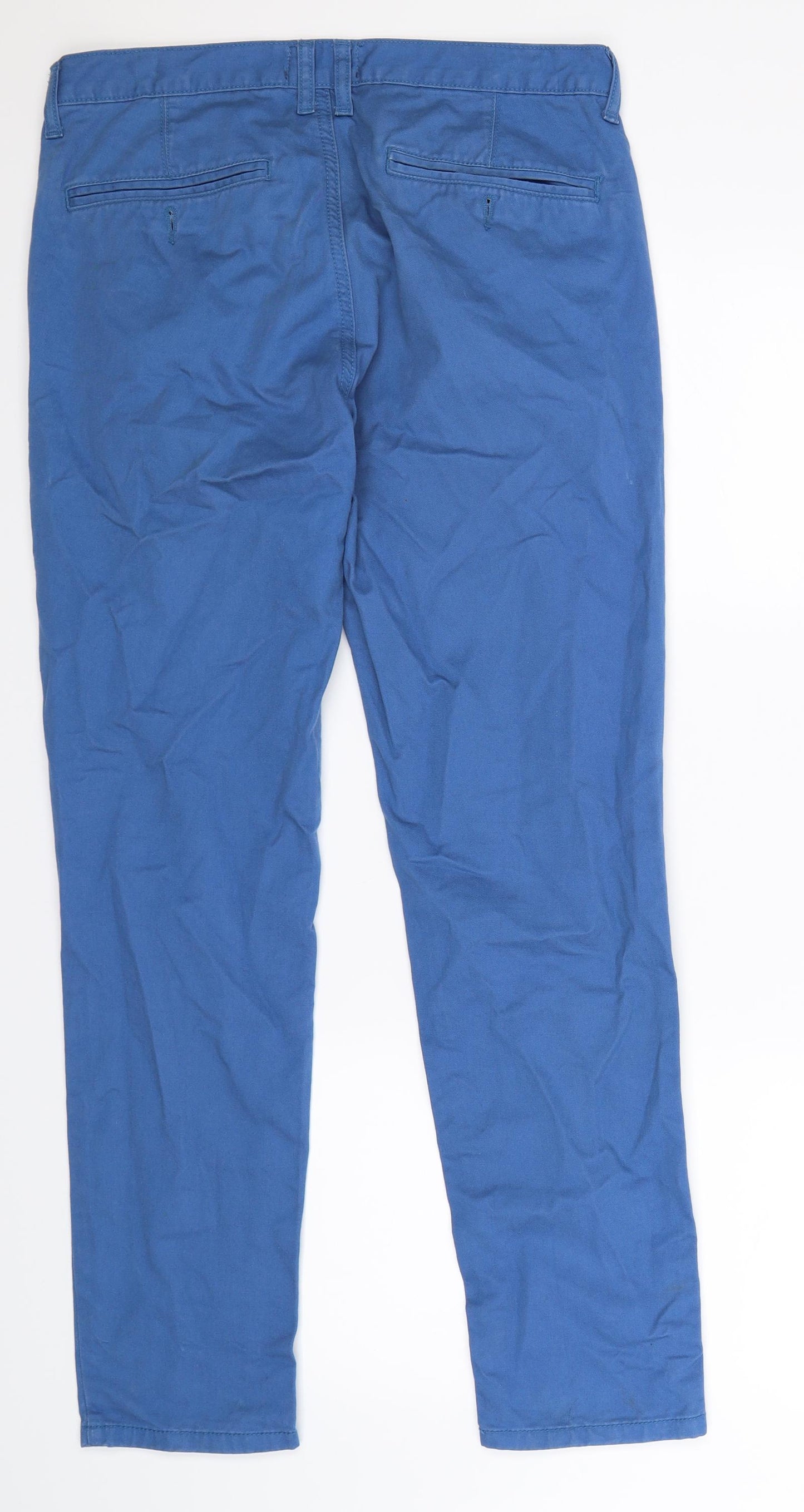 Topman Mens Blue   Chino Trousers Size 32 L30 in